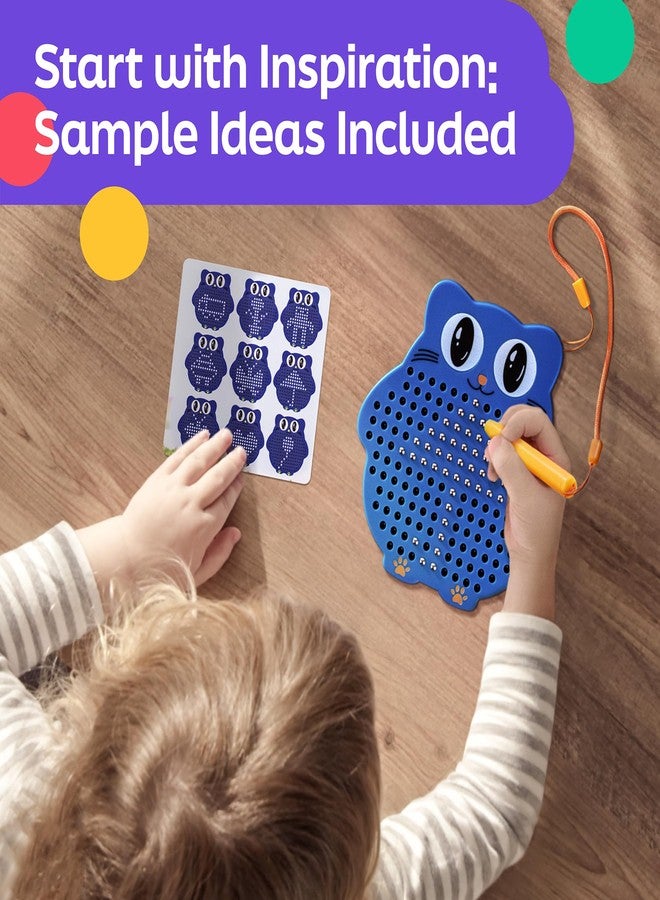 AYNAT FUN Magnetic Drawing Board for Kids & Toddlers with Beads and Magnet Stylus Pen - Magnetic Travel Toy for Airplane & Car Ride Activities for Kids - Image 5